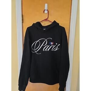 Kith Paris Classic Logo Pullover Hoodie Sweatshirt XS 100% Cotton Embroidered